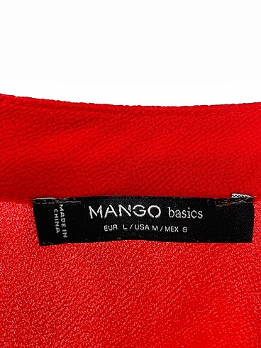 l Beden kırmızı Renk Mango Bluz %70 İndirimli.