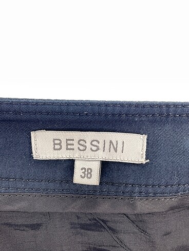 38 Beden lacivert Renk Bessini Midi Etek %70 İndirimli.