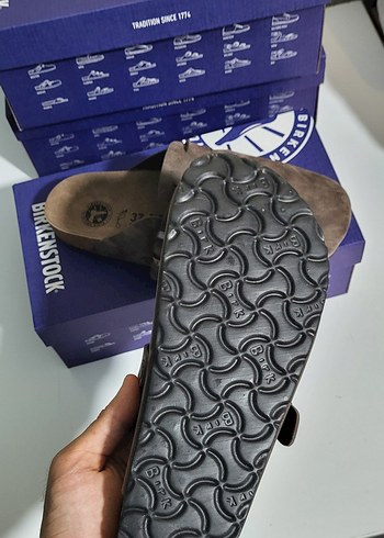39 Beden kahverengi Renk Birkenstock Boston Terlik