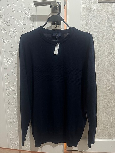 W collection lacivert kazak