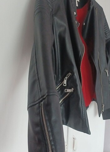 36 Beden H&M Deri Ceket