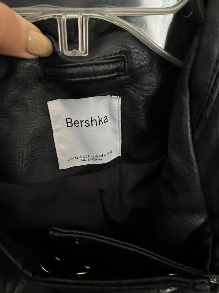 Zımbalı Deri Ceket - Görsel 3