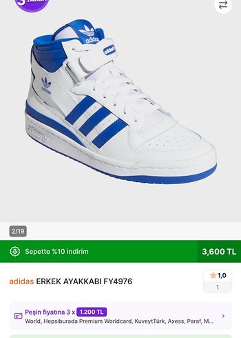 Adidas erkek spor ayakkabısı - Görsel 6
