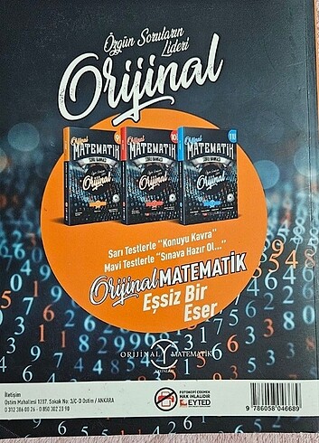 Orijinal Yayınları 9. Sınıf Matematik Soru Bankasi 