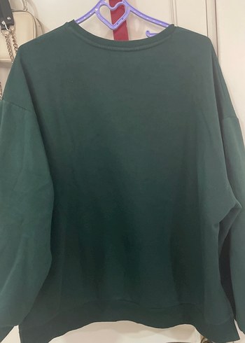 Yeşil Berlin Baskılı Kadın Sweatshirt - Görsel 3