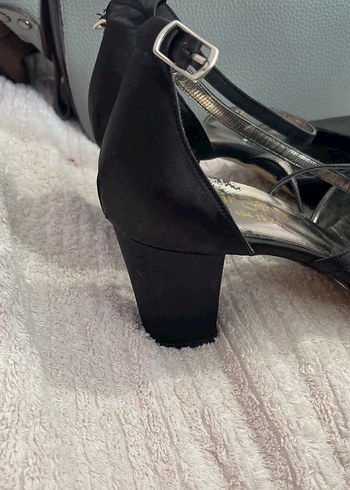 Tokalı Siyah İnce Topuklu Kadın Abiye Ayakkabı - Görsel 3