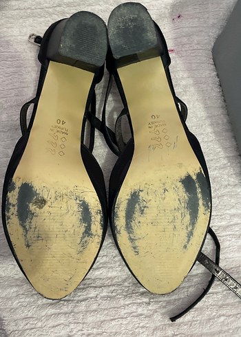 Tokalı Siyah İnce Topuklu Kadın Abiye Ayakkabı - Görsel 4