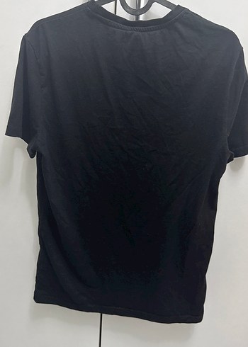 Siyah Anime Baskılı Pamuk Tişört - Görsel 2