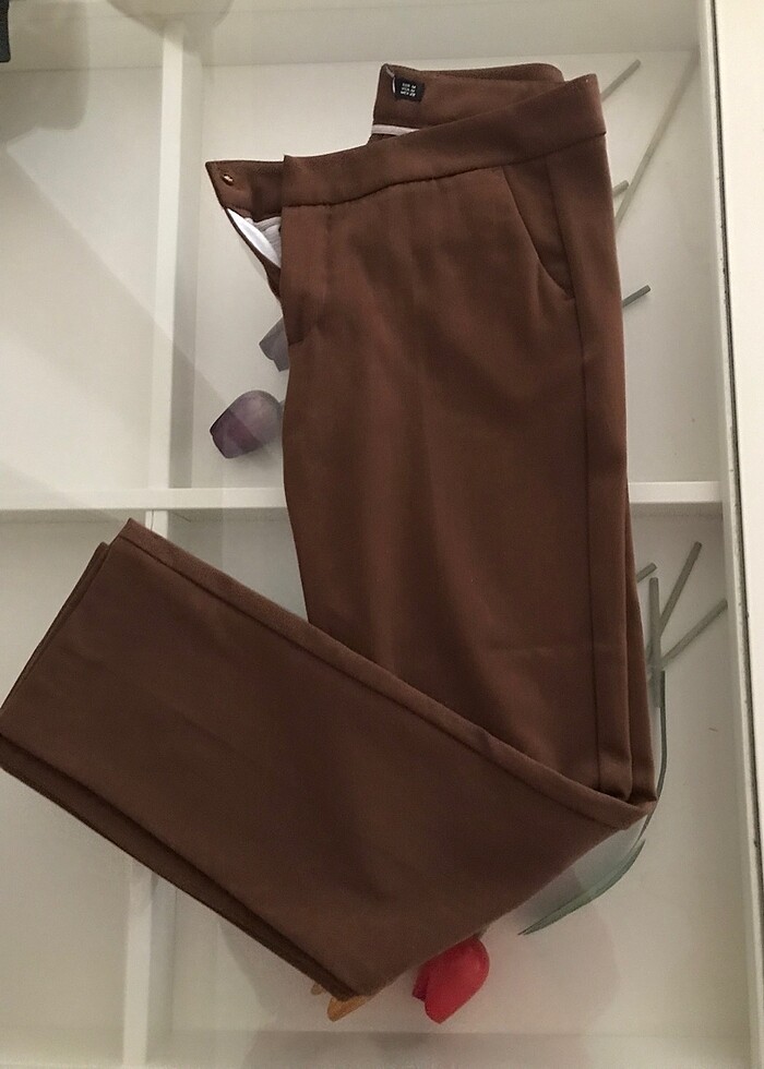 Zara kahverengi pantolon - Görsel 3