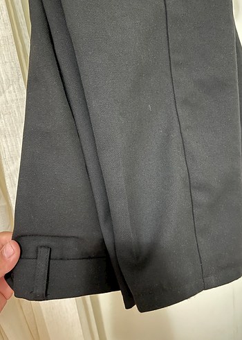 Siyah Midi Regular Fit Erkek Pantolon - Görsel 3