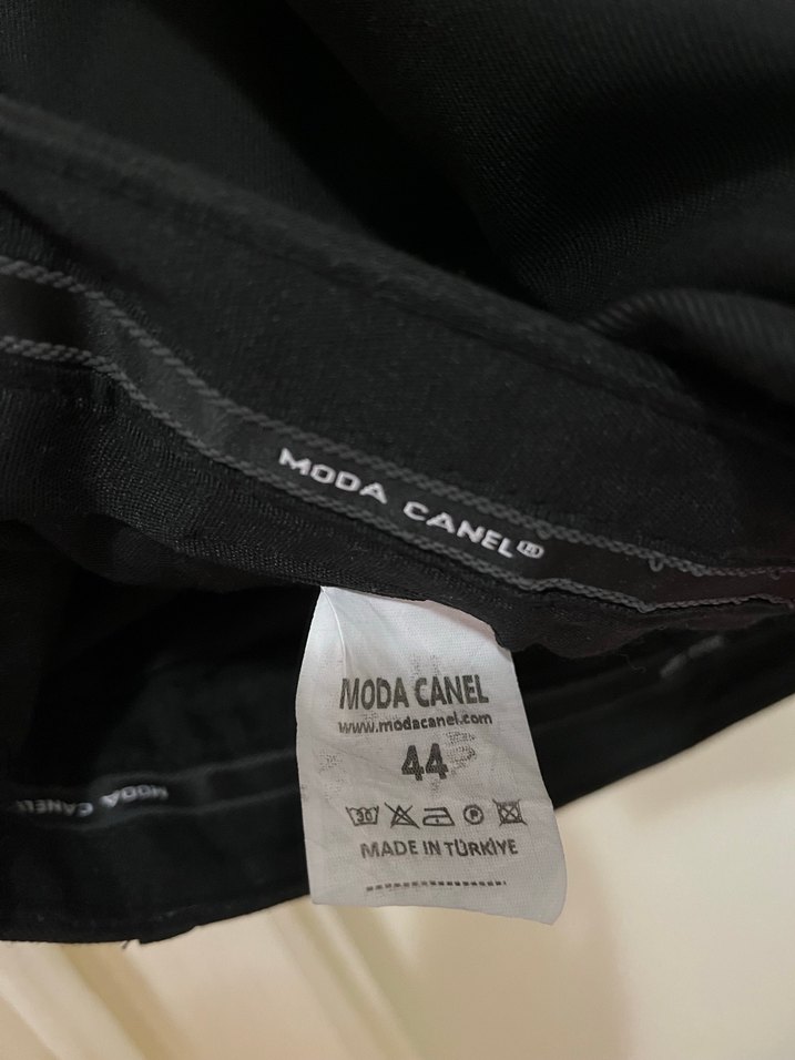 Siyah Midi Regular Fit Erkek Pantolon - Görsel 2