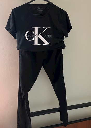 Erkek Siyah Baskılı Regular Fit Pantolon 2li kombin - Görsel 2