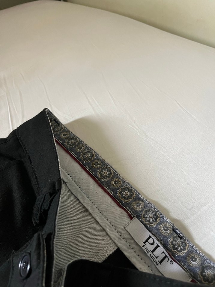 Erkek Siyah Baskılı Regular Fit Pantolon 2li kombin - Görsel 4