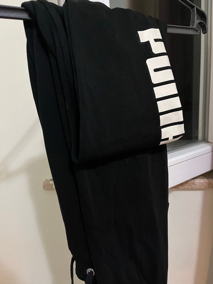 Siyah Fermuarlı Spor Eşofman Altı - Görsel 2