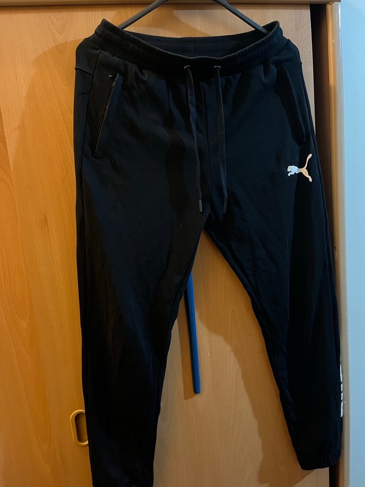 Siyah Fermuarlı Spor Eşofman Altı - Görsel 5