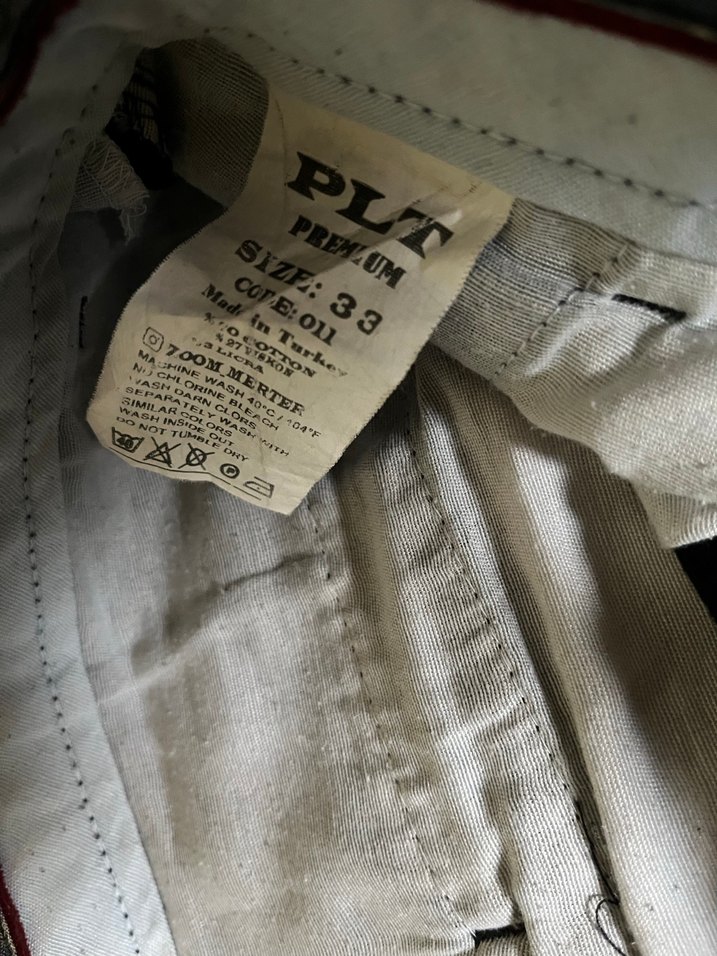 Siyah Midi Kumaş Pantolon - Görsel 4