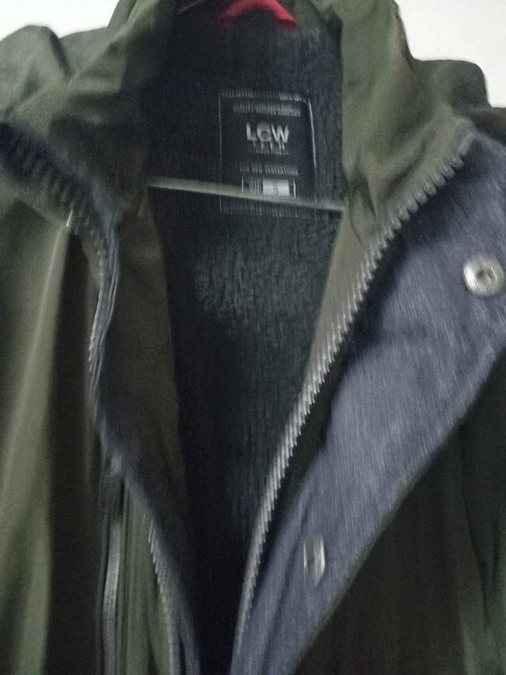 Erkek Gri Midi Boylu Fermuarlı Ceket - Görsel 2