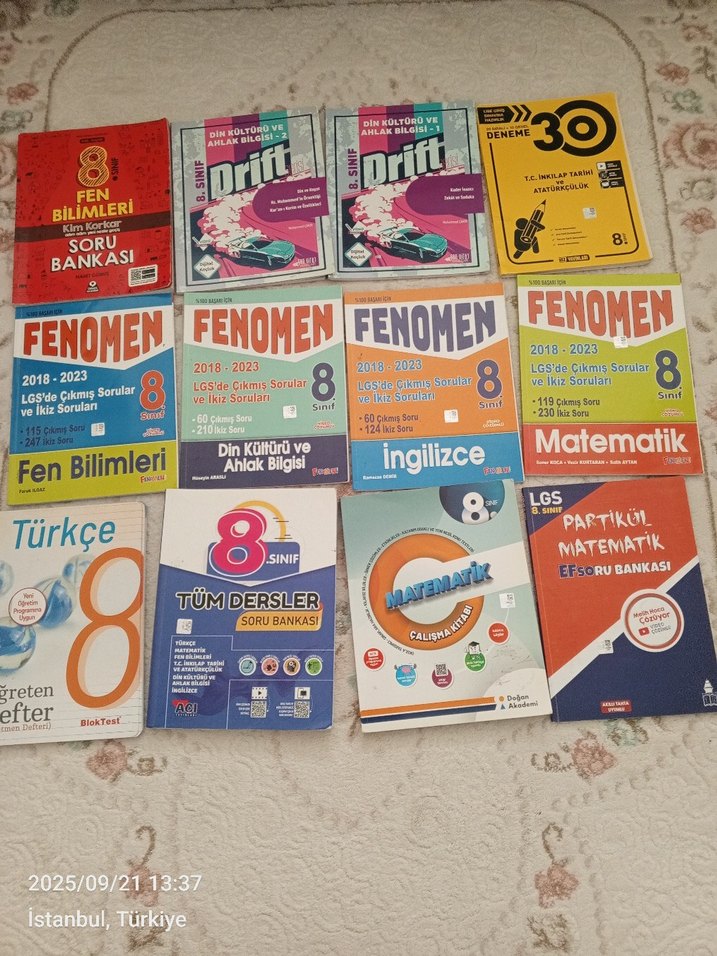 Az Çözülmüş 8. Sınıf LGS Soru Bankası ve Deneme Kitapları - Görsel 2