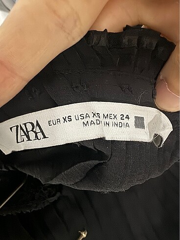 xs Beden siyah Renk Zara Gömlek