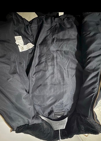 Zara Koyu Lacivert  Parka XS - Görsel 5