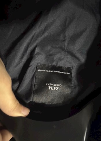 Zara Koyu Lacivert  Parka XS - Görsel 6