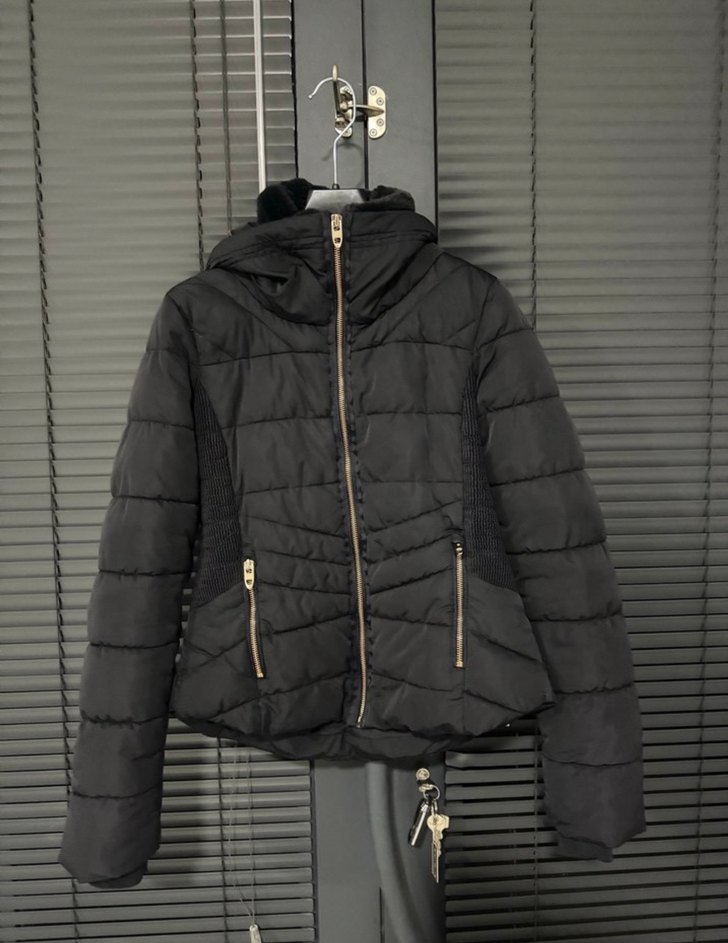 Zara Koyu Lacivert  Parka XS - Görsel 2