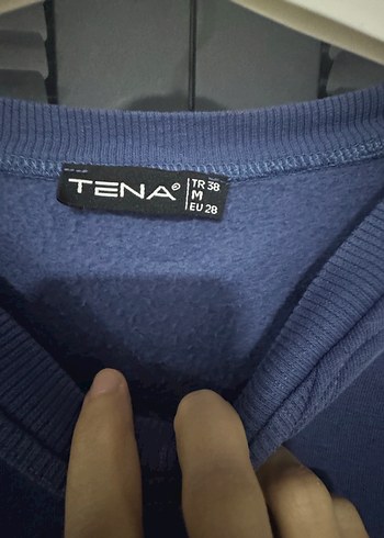 Mavi Crop Sweatshirt (Kadın) - Görsel 3