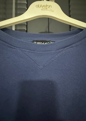 Mavi Crop Sweatshirt (Kadın) - Görsel 2