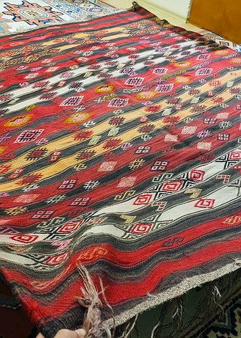 Beden çeşitli Renk Antika Yün Kilim