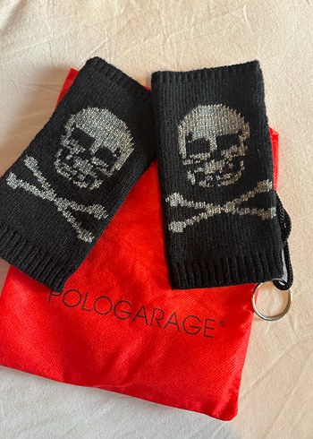 Pologarage siyah yarım eldiven