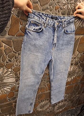 36 Beden mavi Renk Trendyolmilla Jean
