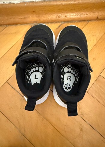 Nike Siyah Erkek Çocuk Spor Ayakkabı Velcro