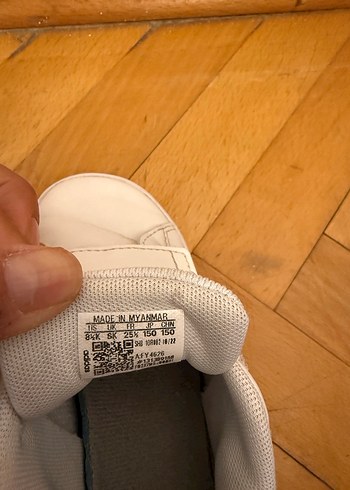 Adidas Çocuk Beyaz Cırtlı Spor Ayakkabı