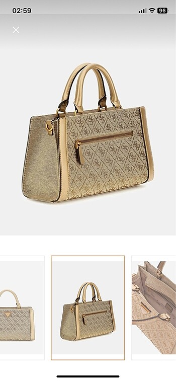 Guess Guess Çok Tarz Taşlı Kol Çantası