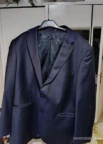 Lacivert Erkek Takım Elbise Ceketi - Görsel 6