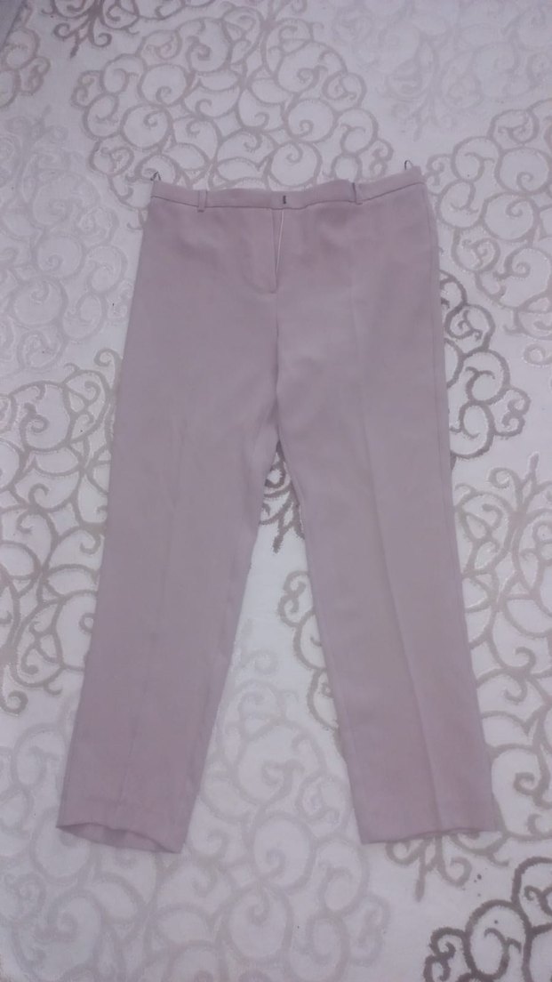 Gri Rahat Kesim kadın Pantolonu - Görsel 3