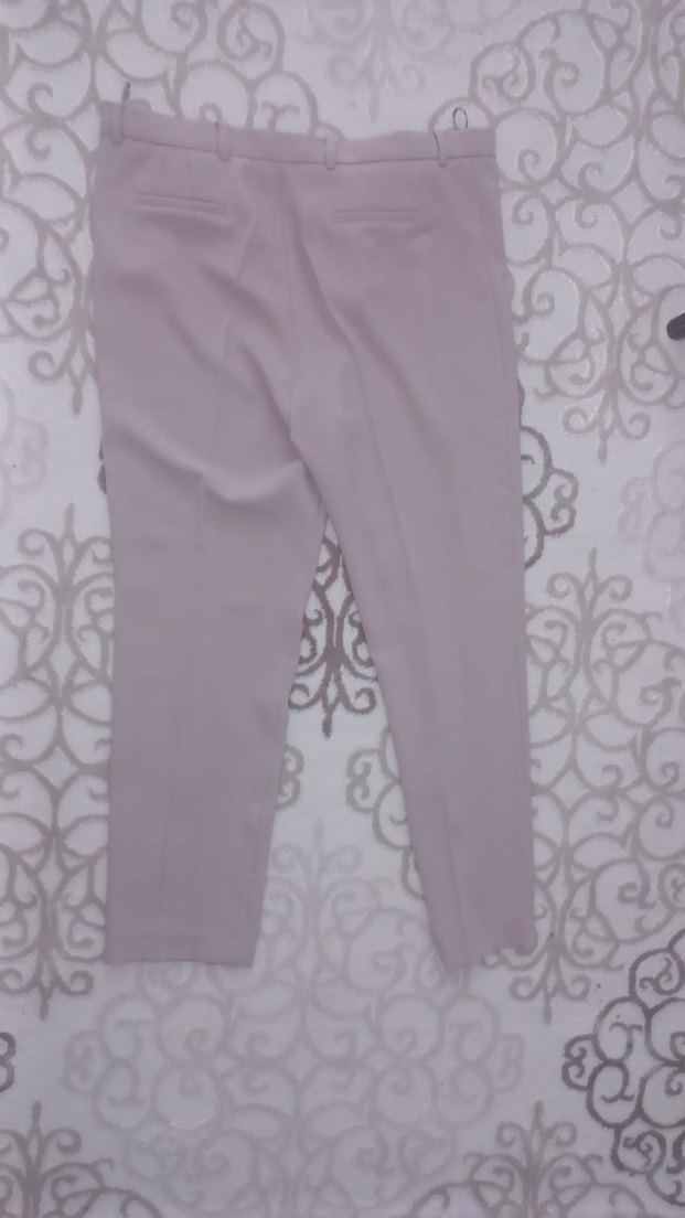 Gri Rahat Kesim kadın Pantolonu - Görsel 5