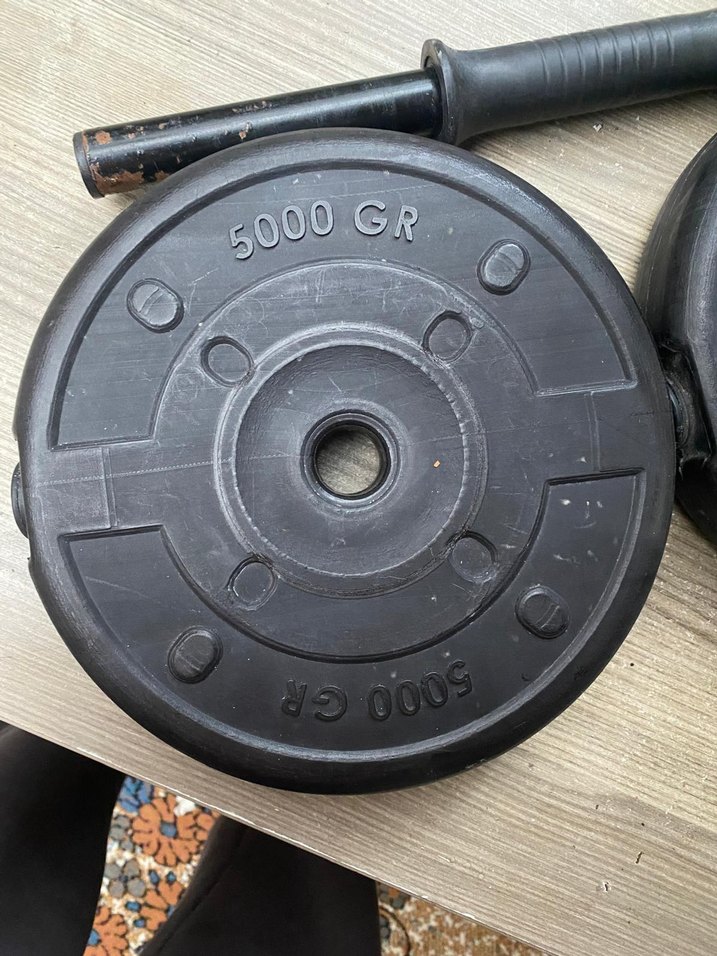 Siyah Dambıl Ağırlık Seti - Görsel 4