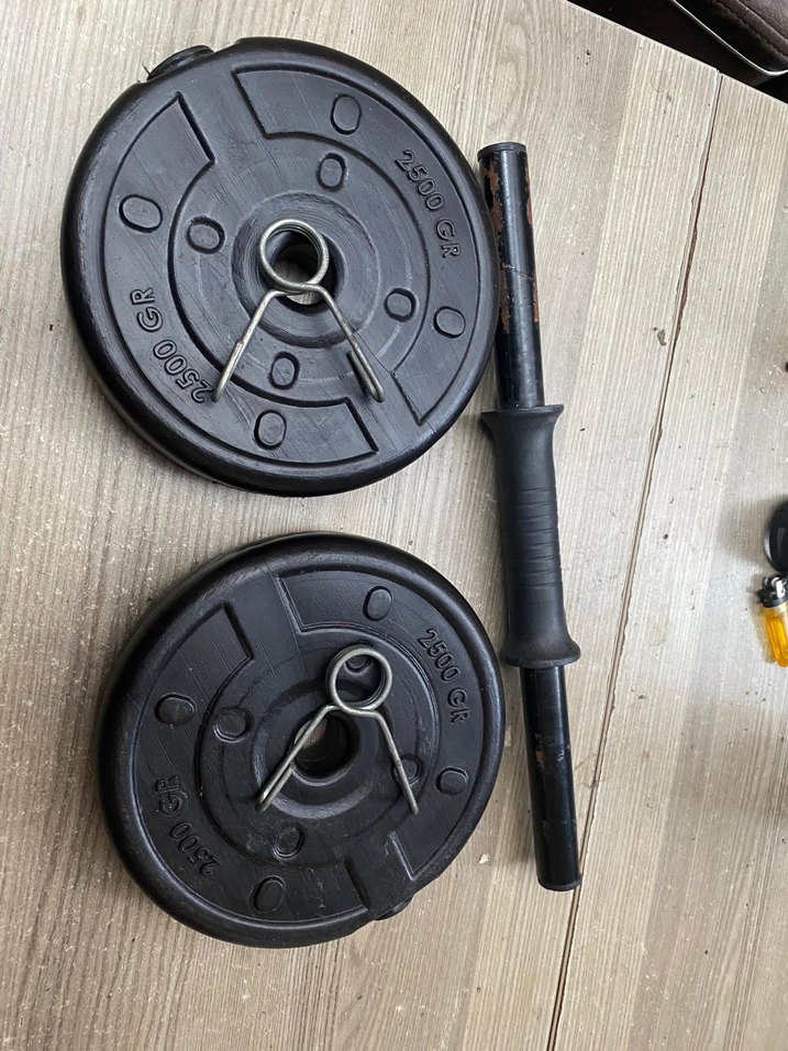 Siyah Dambıl Ağırlık Seti - Görsel 3