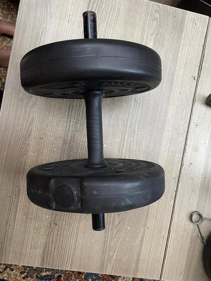 Siyah Dambıl Ağırlık Seti - Görsel 5