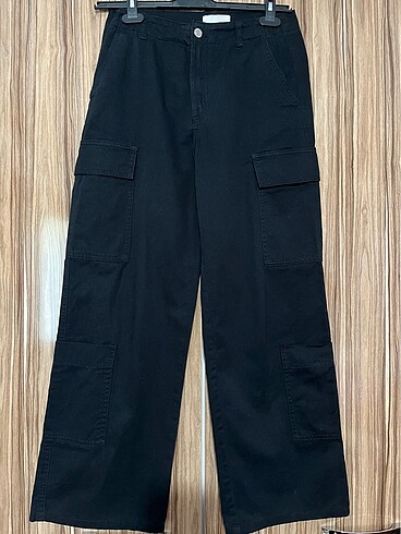 Hm Siyah Cargo Pantolon