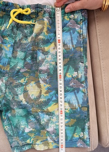 Renkli Bağcıklı Erkek  Çocuk Havuz Şort Mayo - Görsel 5