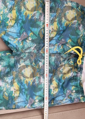 Renkli Bağcıklı Erkek  Çocuk Havuz Şort Mayo - Görsel 6