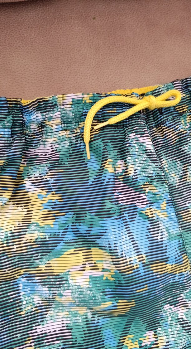 Renkli Bağcıklı Erkek  Çocuk Havuz Şort Mayo - Görsel 2