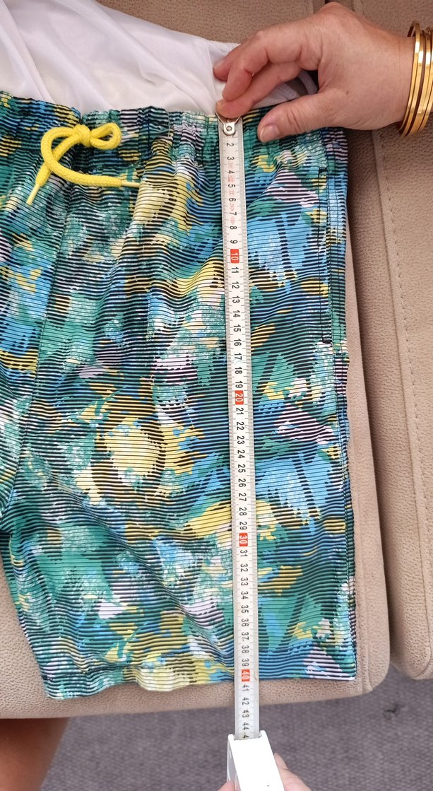 Renkli Bağcıklı Erkek  Çocuk Havuz Şort Mayo - Görsel 5