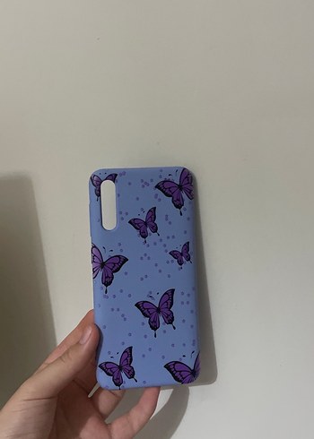 Parlak Mor Kelebekli Telefon Kılıfı (Samsung a24)