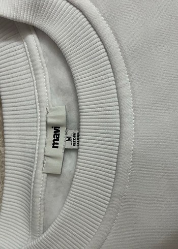 Mavi Beyaz Kadın sweat - Görsel 3