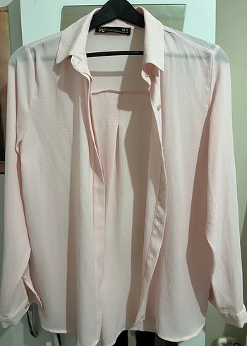 Pembe Uzun Kollu Gömlek - Görsel 2