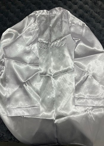 Nakışlı Beyaz Uzun Kadın bride yeleği - Görsel 2