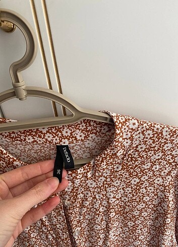 Testtir pamuklu uzun elbise  - Görsel 2